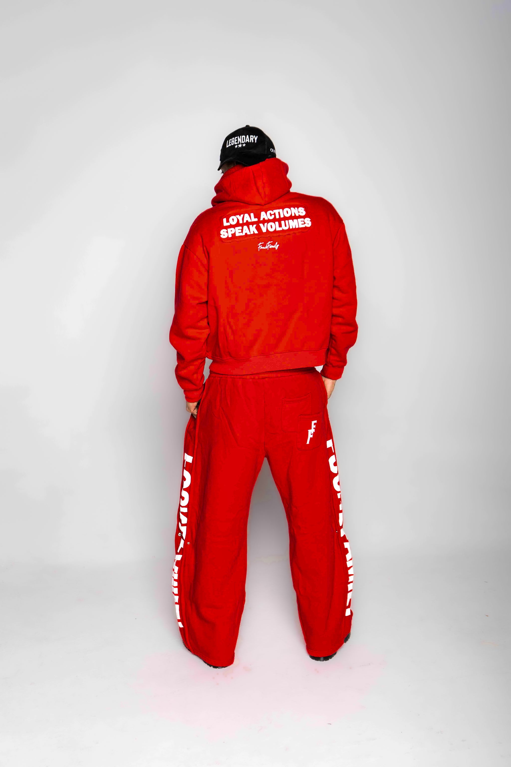 Inferno Red "FF" Barrel Pants