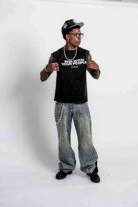 “STONE” Sleeveless Tee