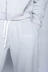 Moon Grey "FF" Barrel Pants