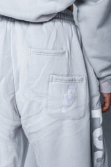 Moon Grey "FF" Barrel Pants