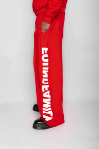Inferno Red "FF" Barrel Pants