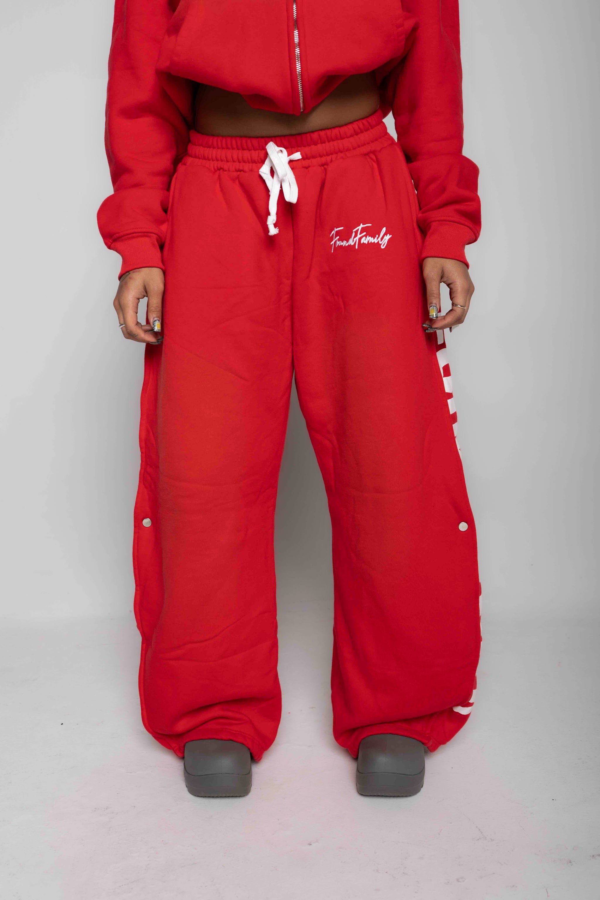 Inferno Red "FF" Barrel Pants