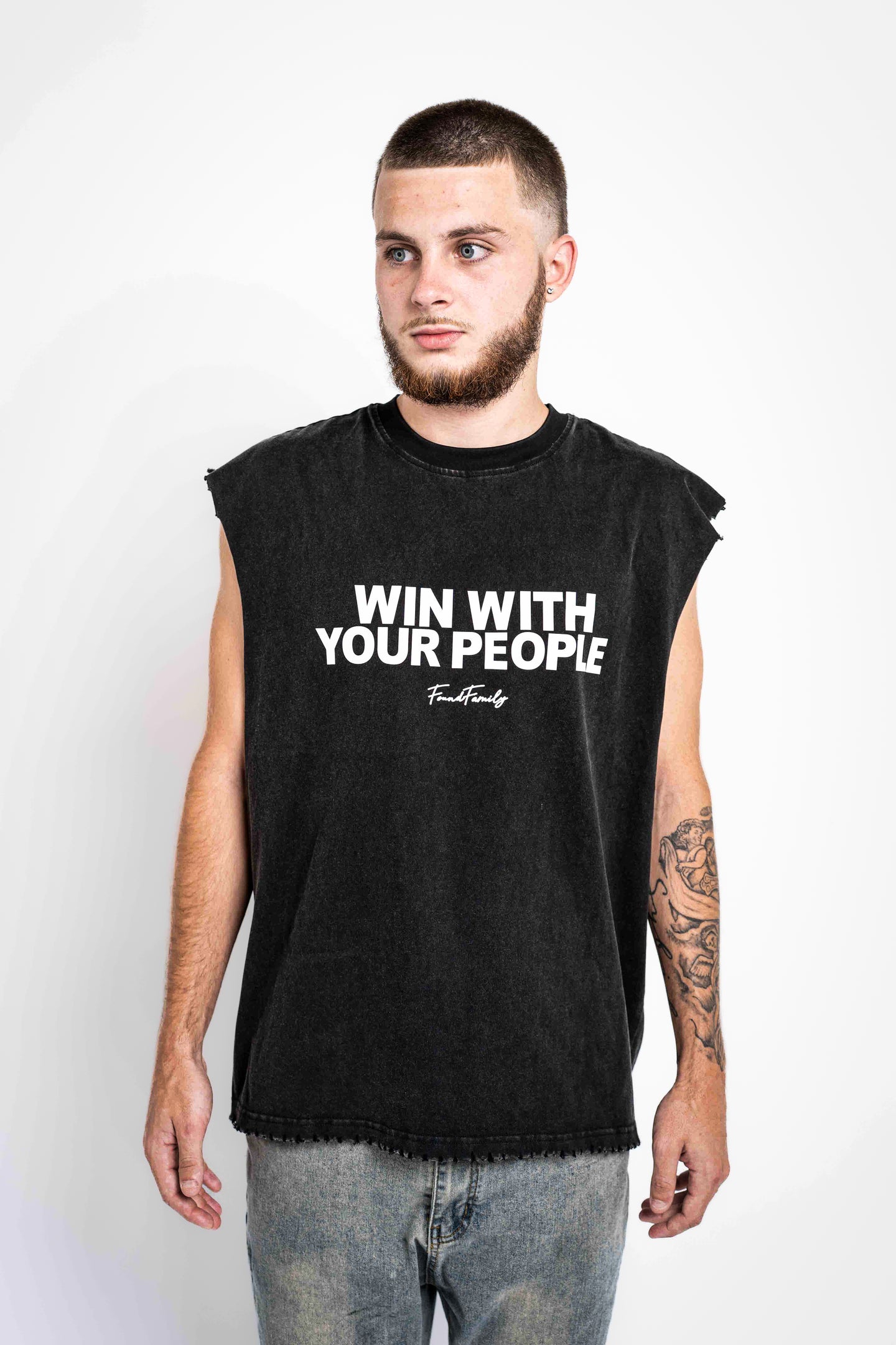 “STONE” Sleeveless Tee