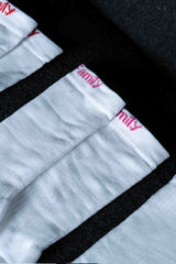 Pink Trim Socks