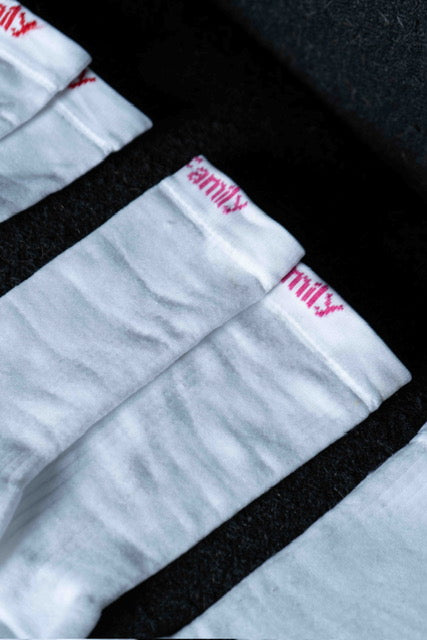 Pink Trim Socks