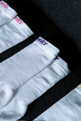 Purple Trim Socks