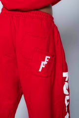 Inferno Red "FF" Barrel Pants