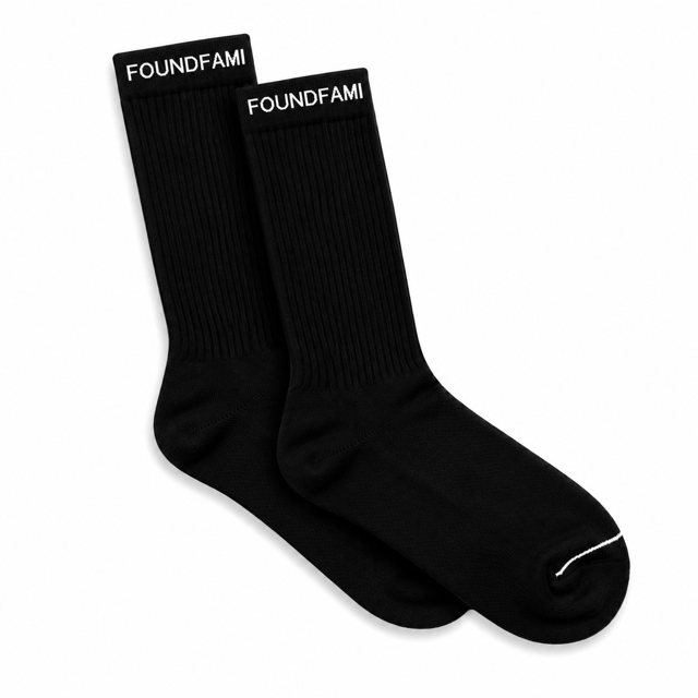 Black Trim Socks