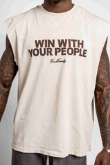 ”OFF WHITE” Sleeveless Tee