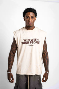 ”OFF WHITE” Sleeveless Tee